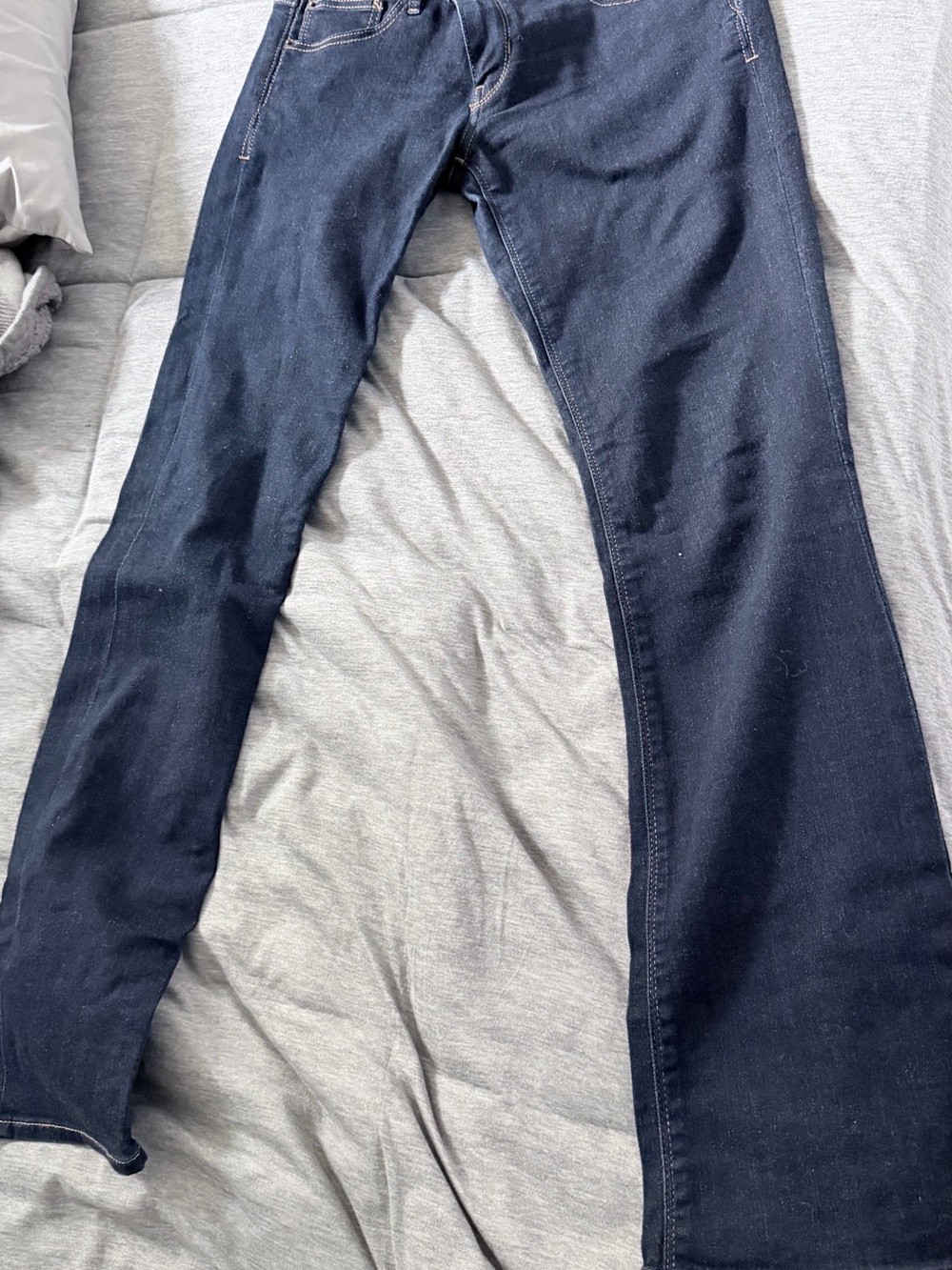 Express Dark Blue Flare Jeans